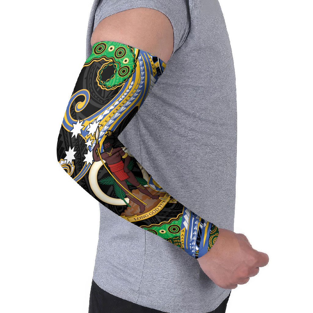 South Sea Islanders And Vanuatu Arm Sleeves Boar Tusk Warrior Southern Tribal Pattern DT05 - Polynesian Pride