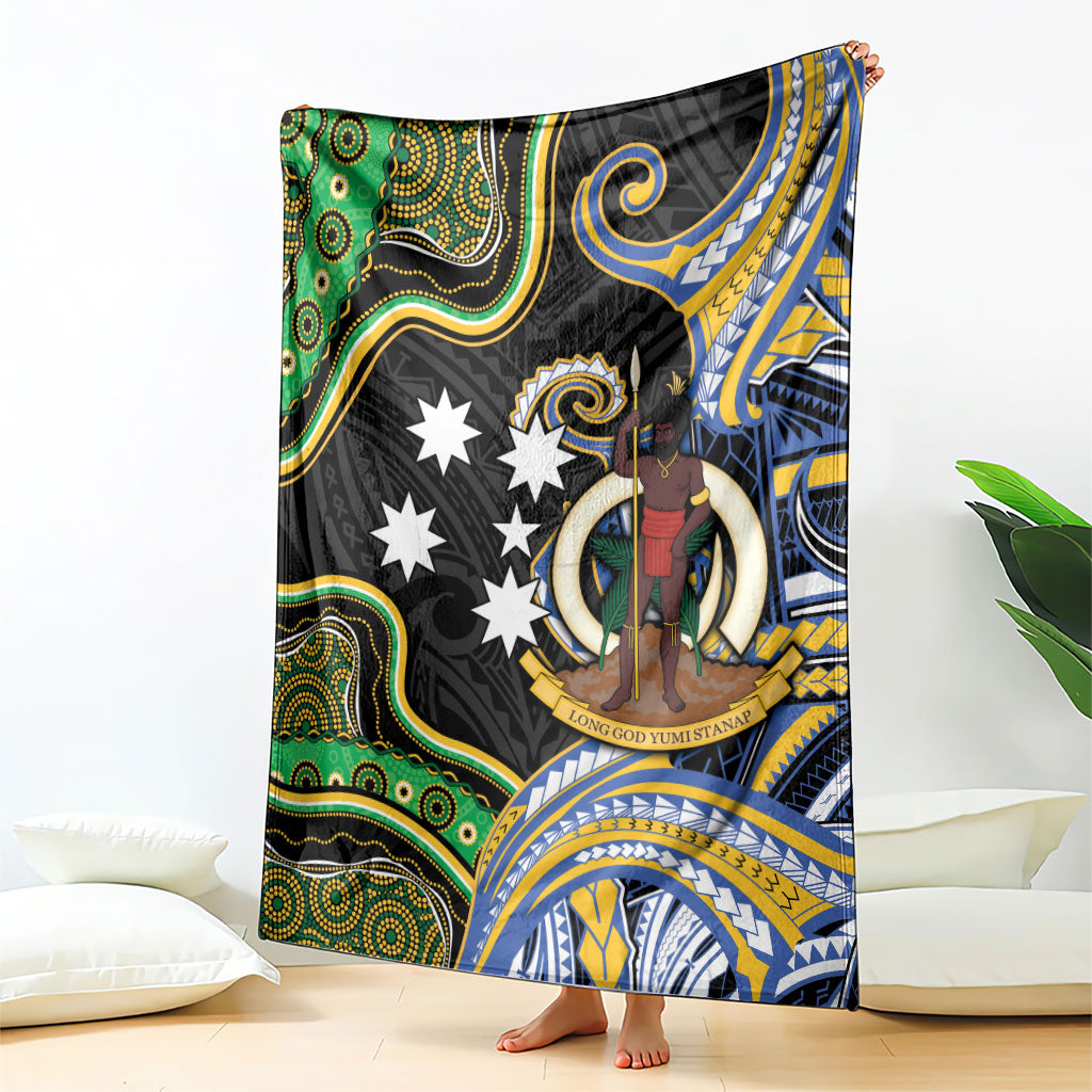 South Sea Islanders And Vanuatu Blanket Boar Tusk Warrior Southern Tribal Pattern DT05 - Polynesian Pride