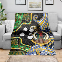 South Sea Islanders And Vanuatu Blanket Boar Tusk Warrior Southern Tribal Pattern DT05 - Polynesian Pride