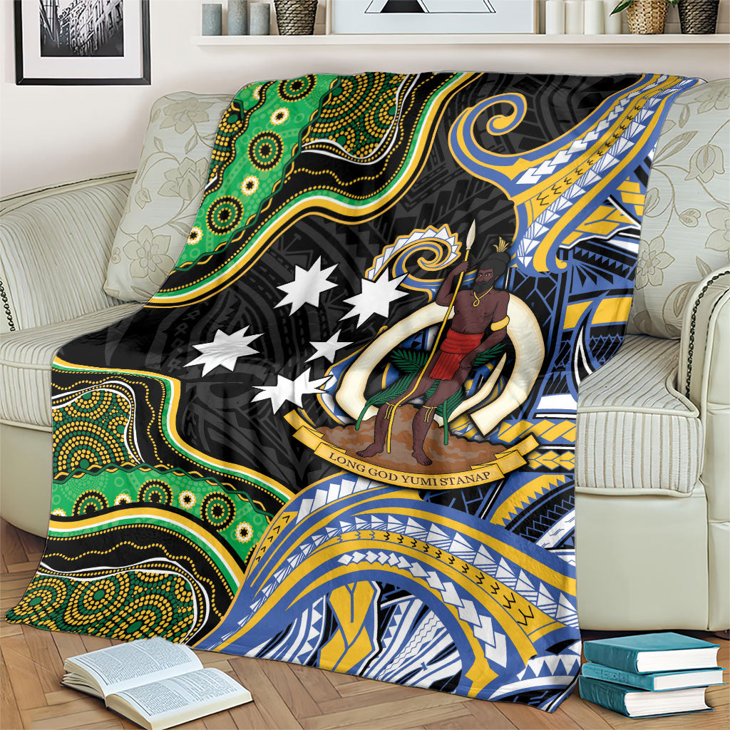 South Sea Islanders And Vanuatu Blanket Boar Tusk Warrior Southern Tribal Pattern DT05 - Polynesian Pride