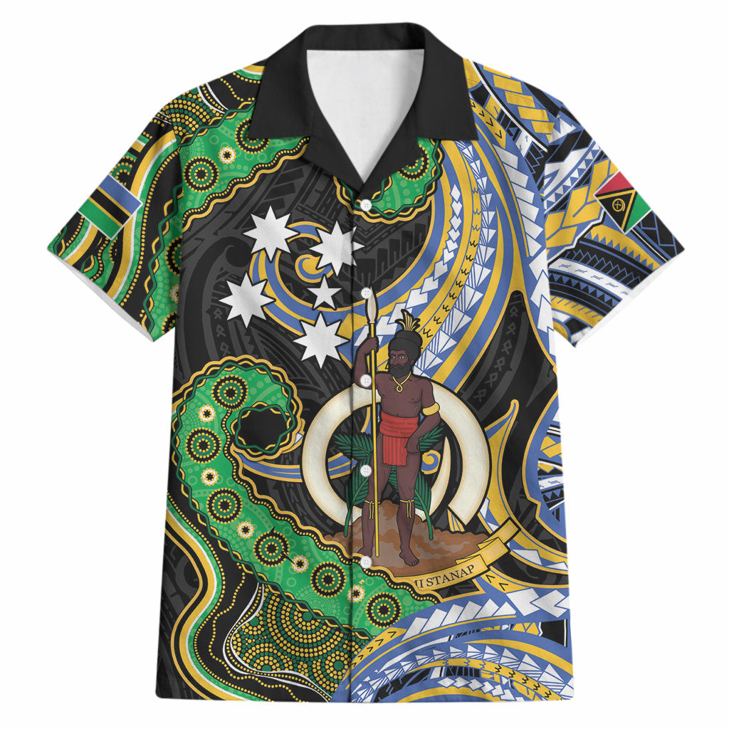 South Sea Islanders And Vanuatu Hawaiian Shirt Boar Tusk Warrior Southern Tribal Pattern DT05 Black - Polynesian Pride