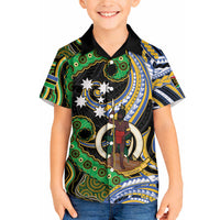 South Sea Islanders And Vanuatu Hawaiian Shirt Boar Tusk Warrior Southern Tribal Pattern DT05 - Polynesian Pride