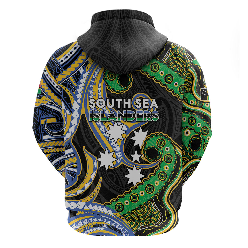 South Sea Islanders And Vanuatu Hoodie Boar Tusk Warrior Southern Tribal Pattern DT05 - Polynesian Pride