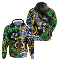 South Sea Islanders And Vanuatu Hoodie Boar Tusk Warrior Southern Tribal Pattern DT05 - Polynesian Pride