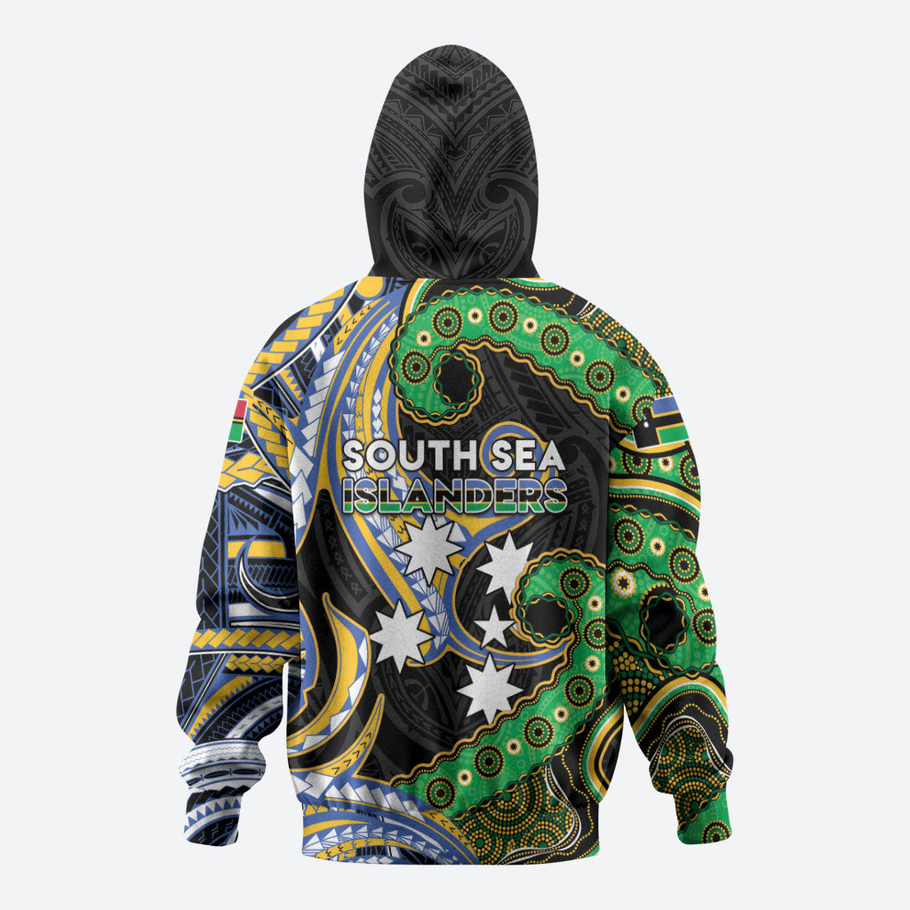 South Sea Islanders And Vanuatu Hoodie Boar Tusk Warrior Southern Tribal Pattern DT05 - Polynesian Pride