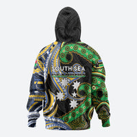 South Sea Islanders And Vanuatu Hoodie Boar Tusk Warrior Southern Tribal Pattern DT05 - Polynesian Pride