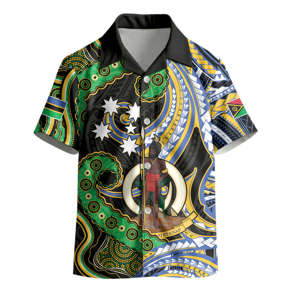 South Sea Islanders And Vanuatu Kid Hawaiian Shirt Boar Tusk Warrior Southern Tribal Pattern DT05 - Polynesian Pride
