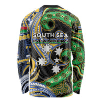 South Sea Islanders And Vanuatu Long Sleeve Shirt Boar Tusk Warrior Southern Tribal Pattern DT05 - Polynesian Pride
