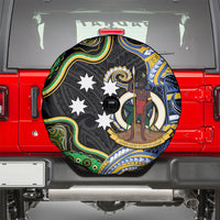 South Sea Islanders And Vanuatu Spare Tire Cover Boar Tusk Warrior Southern Tribal Pattern DT05 - Polynesian Pride