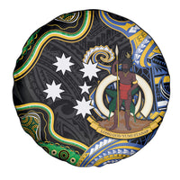 South Sea Islanders And Vanuatu Spare Tire Cover Boar Tusk Warrior Southern Tribal Pattern DT05 - Polynesian Pride