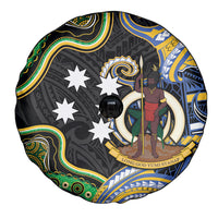South Sea Islanders And Vanuatu Spare Tire Cover Boar Tusk Warrior Southern Tribal Pattern DT05 - Polynesian Pride