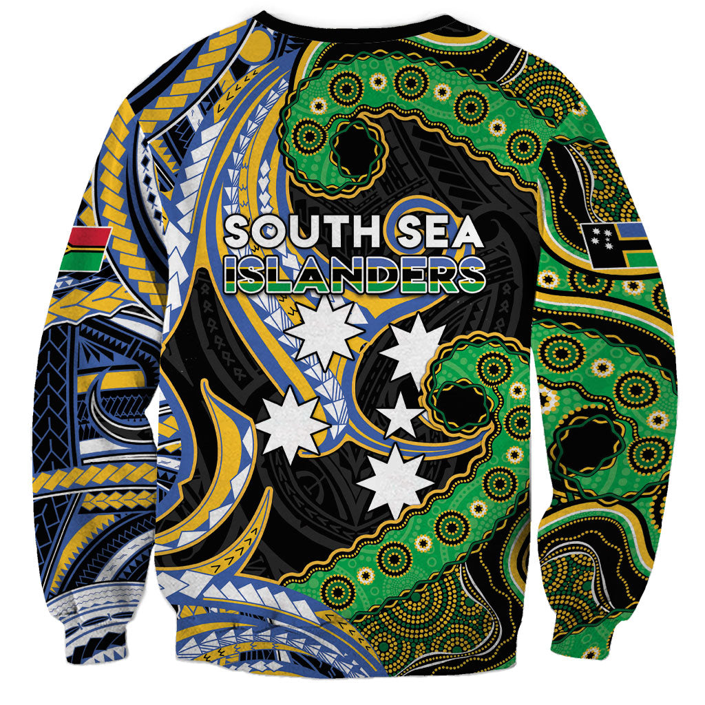 South Sea Islanders And Vanuatu Sweatshirt Boar Tusk Warrior Southern Tribal Pattern DT05 - Polynesian Pride