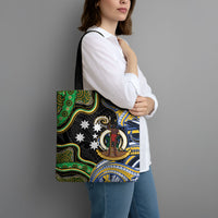 South Sea Islanders And Vanuatu Tote Bag Boar Tusk Warrior Southern Tribal Pattern DT05 - Polynesian Pride