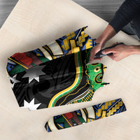 South Sea Islanders And Vanuatu Umbrella Boar Tusk Warrior Southern Tribal Pattern DT05 - Polynesian Pride