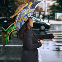 South Sea Islanders And Vanuatu Umbrella Boar Tusk Warrior Southern Tribal Pattern DT05 - Polynesian Pride