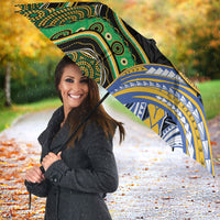 South Sea Islanders And Vanuatu Umbrella Boar Tusk Warrior Southern Tribal Pattern DT05 - Polynesian Pride