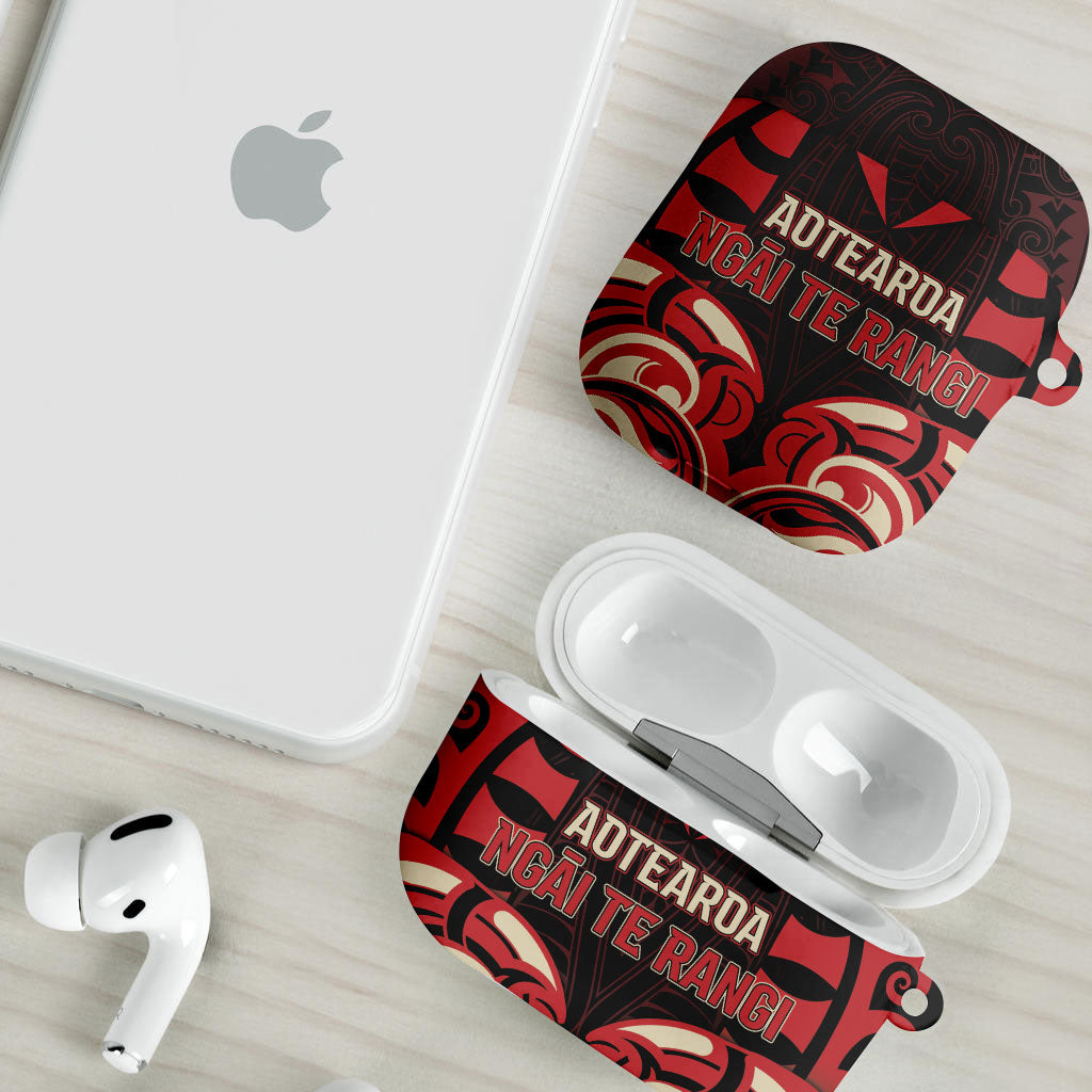 Aotearoa Ngai Te Rangi AirPods Case New Zealand Traditional Maori Pattern DT05 - Polynesian Pride