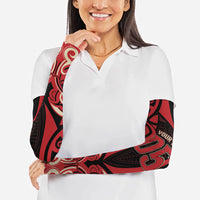 Custom Aotearoa Ngai Te Rangi Arm Sleeves New Zealand Traditional Maori Pattern DT05 - Polynesian Pride