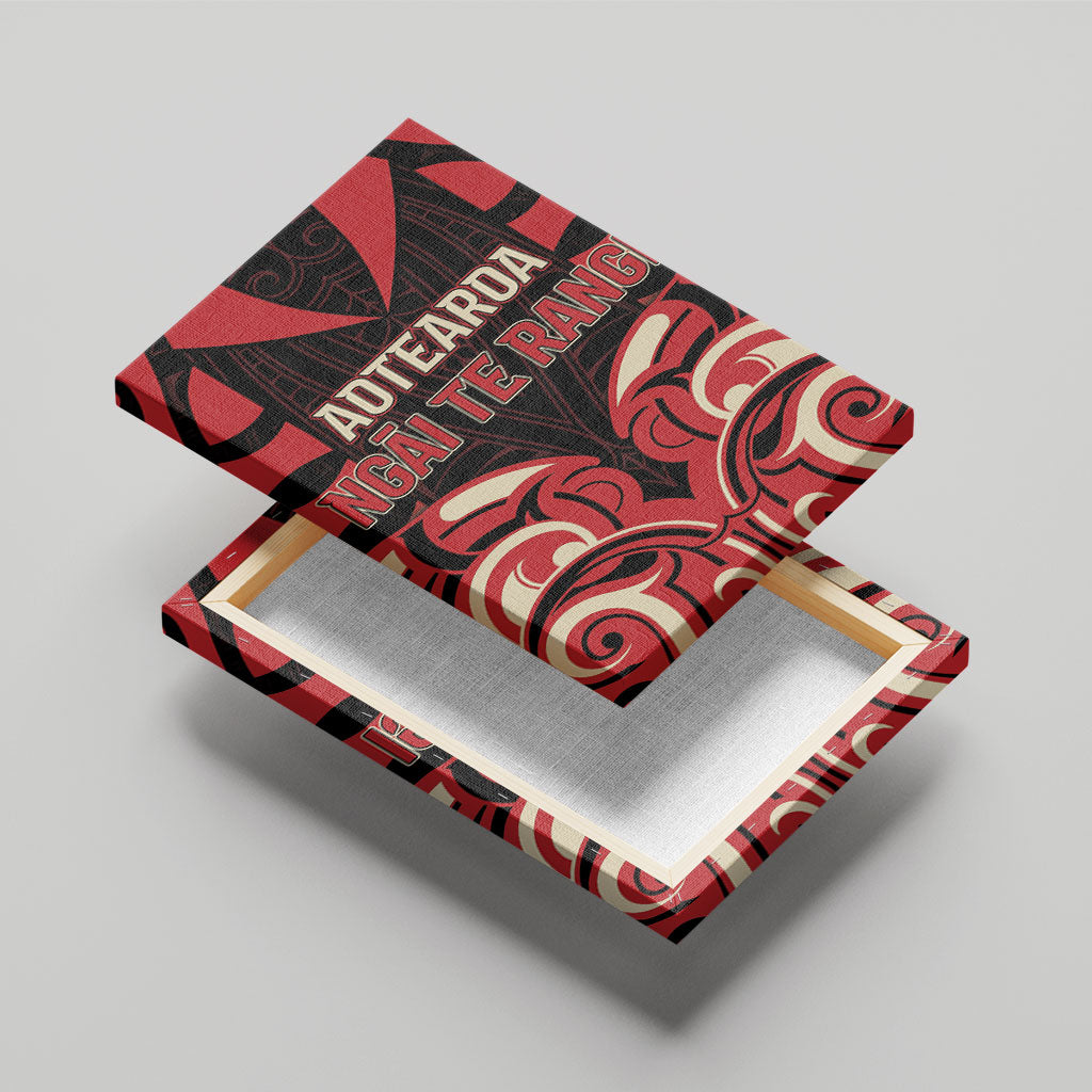 Aotearoa Ngai Te Rangi Canvas Wall Art New Zealand Traditional Maori Pattern DT05 - Polynesian Pride