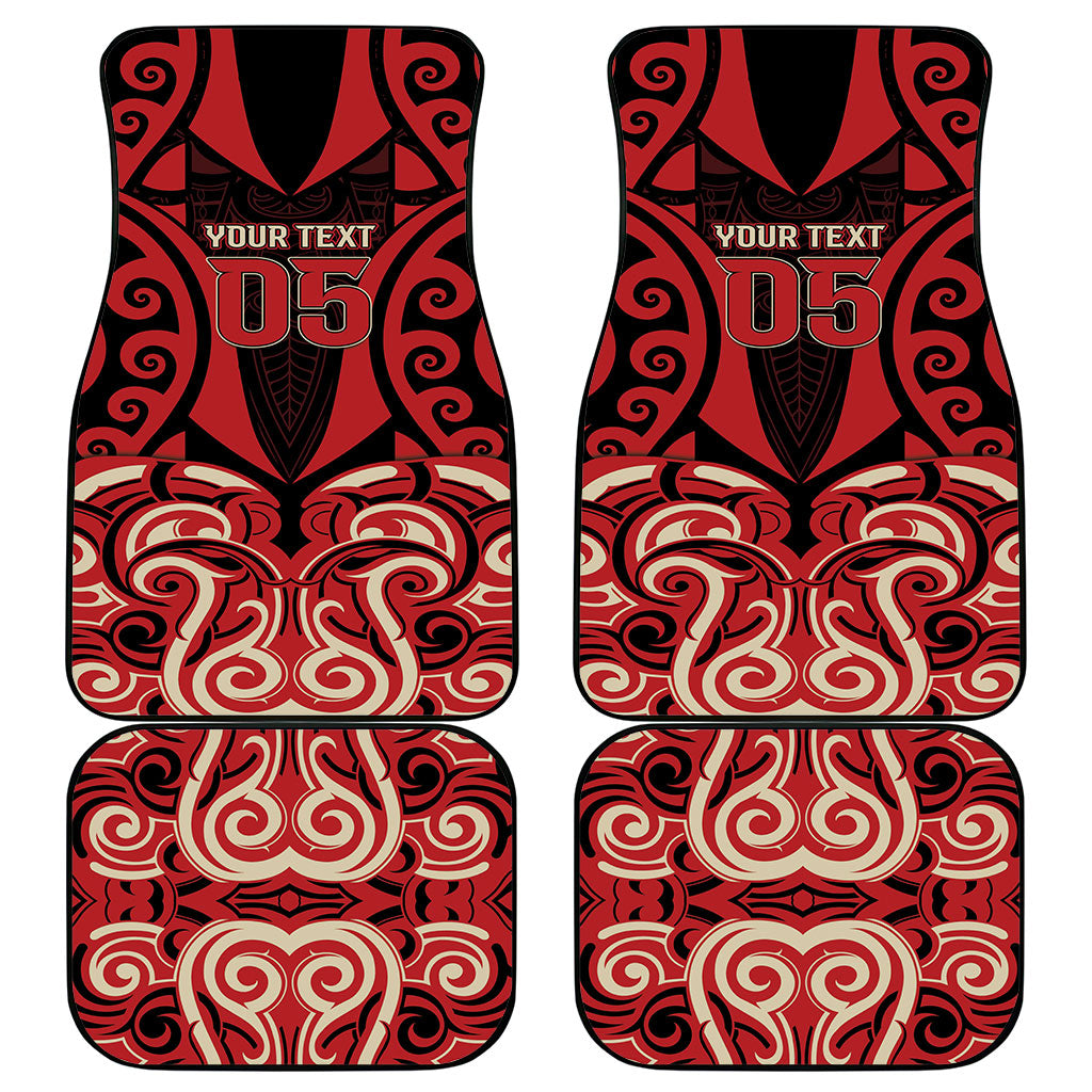Custom Aotearoa Ngai Te Rangi Car Mats New Zealand Traditional Maori Pattern DT05 - Polynesian Pride