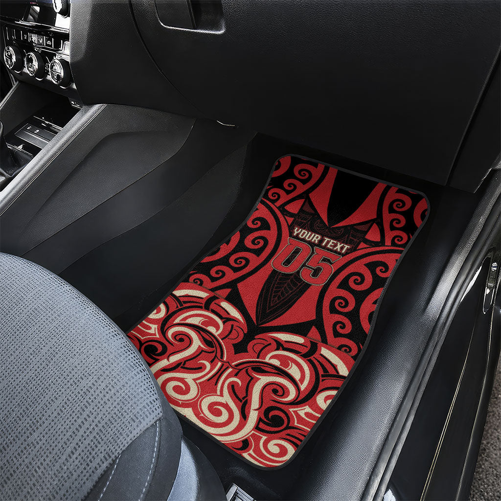 Custom Aotearoa Ngai Te Rangi Car Mats New Zealand Traditional Maori Pattern DT05 - Polynesian Pride