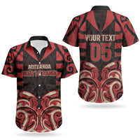 Custom Aotearoa Ngai Te Rangi Couples Matching Long Sleeve Bodycon Dress and Hawaiian Shirt New Zealand Traditional Maori Pattern DT05 - Polynesian Pride