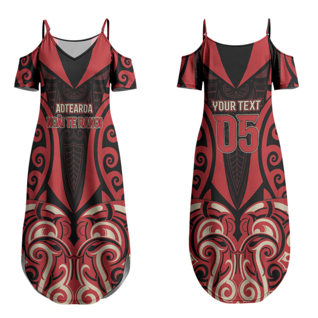 Custom Aotearoa Ngai Te Rangi Couples Matching Summer Maxi Dress and Hawaiian Shirt New Zealand Traditional Maori Pattern DT05 - Polynesian Pride