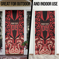 Custom Aotearoa Ngai Te Rangi Door Cover New Zealand Traditional Maori Pattern DT05 - Polynesian Pride