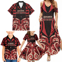 Custom Aotearoa Ngai Te Rangi Family Matching Summer Maxi Dress and Hawaiian Shirt New Zealand Traditional Maori Pattern DT05 - Polynesian Pride