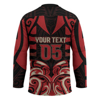 Custom Aotearoa Ngai Te Rangi Hockey Jersey New Zealand Traditional Maori Pattern DT05 - Polynesian Pride