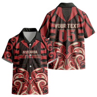 Custom Aotearoa Ngai Te Rangi Kid Hawaiian Shirt New Zealand Traditional Maori Pattern DT05 - Polynesian Pride