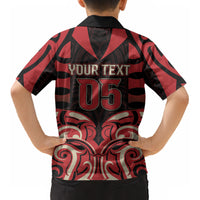 Custom Aotearoa Ngai Te Rangi Kid Hawaiian Shirt New Zealand Traditional Maori Pattern DT05 - Polynesian Pride