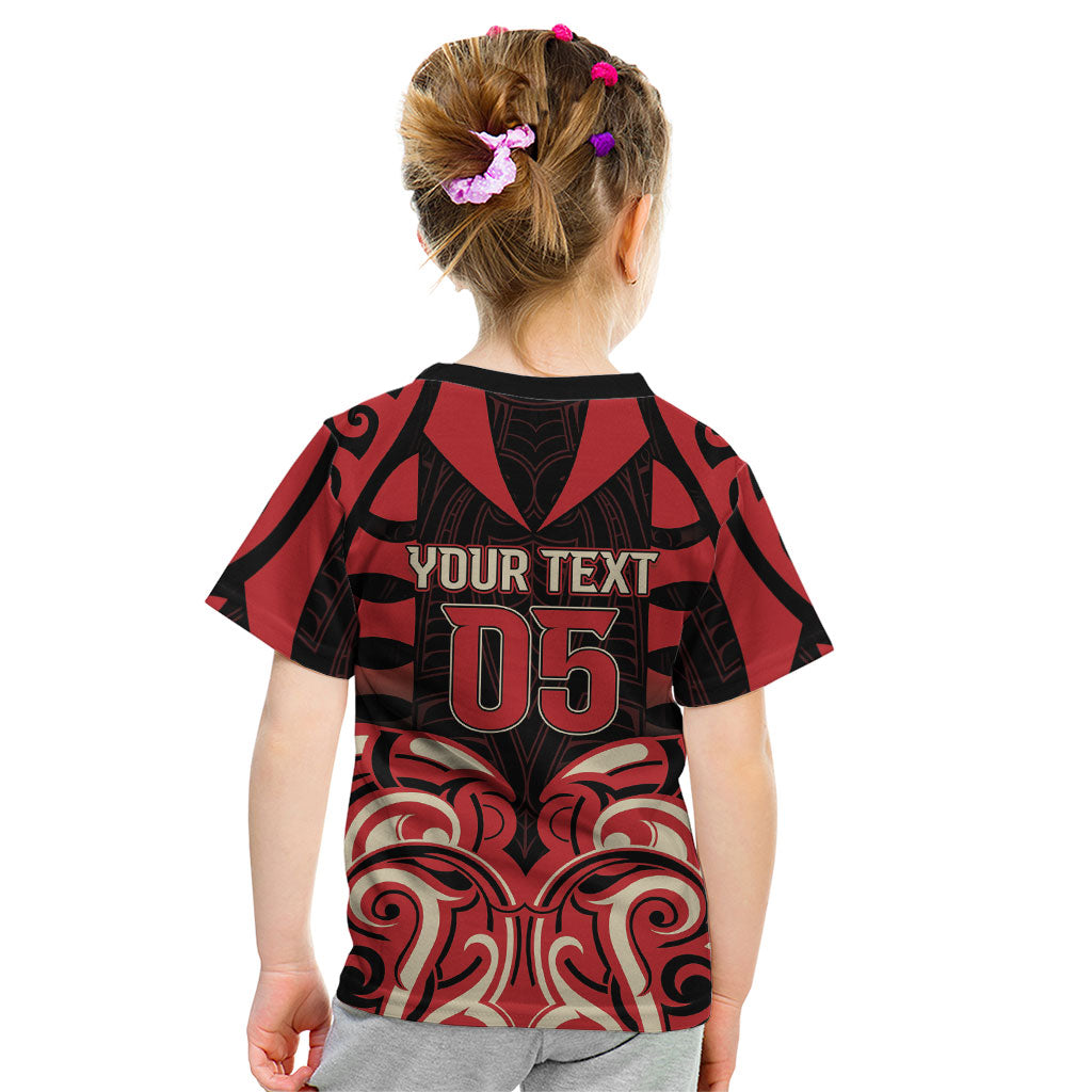 Custom Aotearoa Ngai Te Rangi Kid T Shirt New Zealand Traditional Maori Pattern DT05 - Polynesian Pride