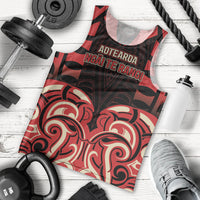 Custom Aotearoa Ngai Te Rangi Men Tank Top New Zealand Traditional Maori Pattern DT05 - Polynesian Pride
