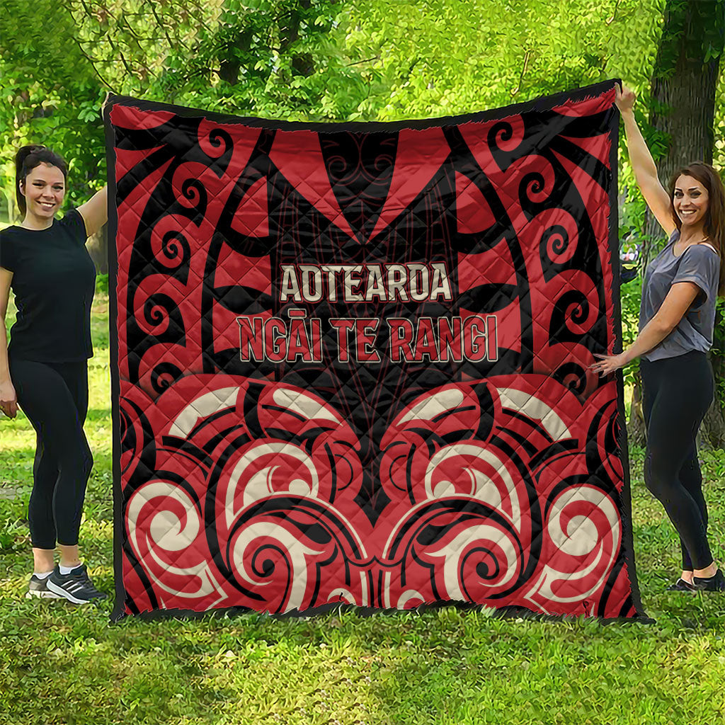 Aotearoa Ngai Te Rangi Quilt New Zealand Traditional Maori Pattern DT05 - Polynesian Pride