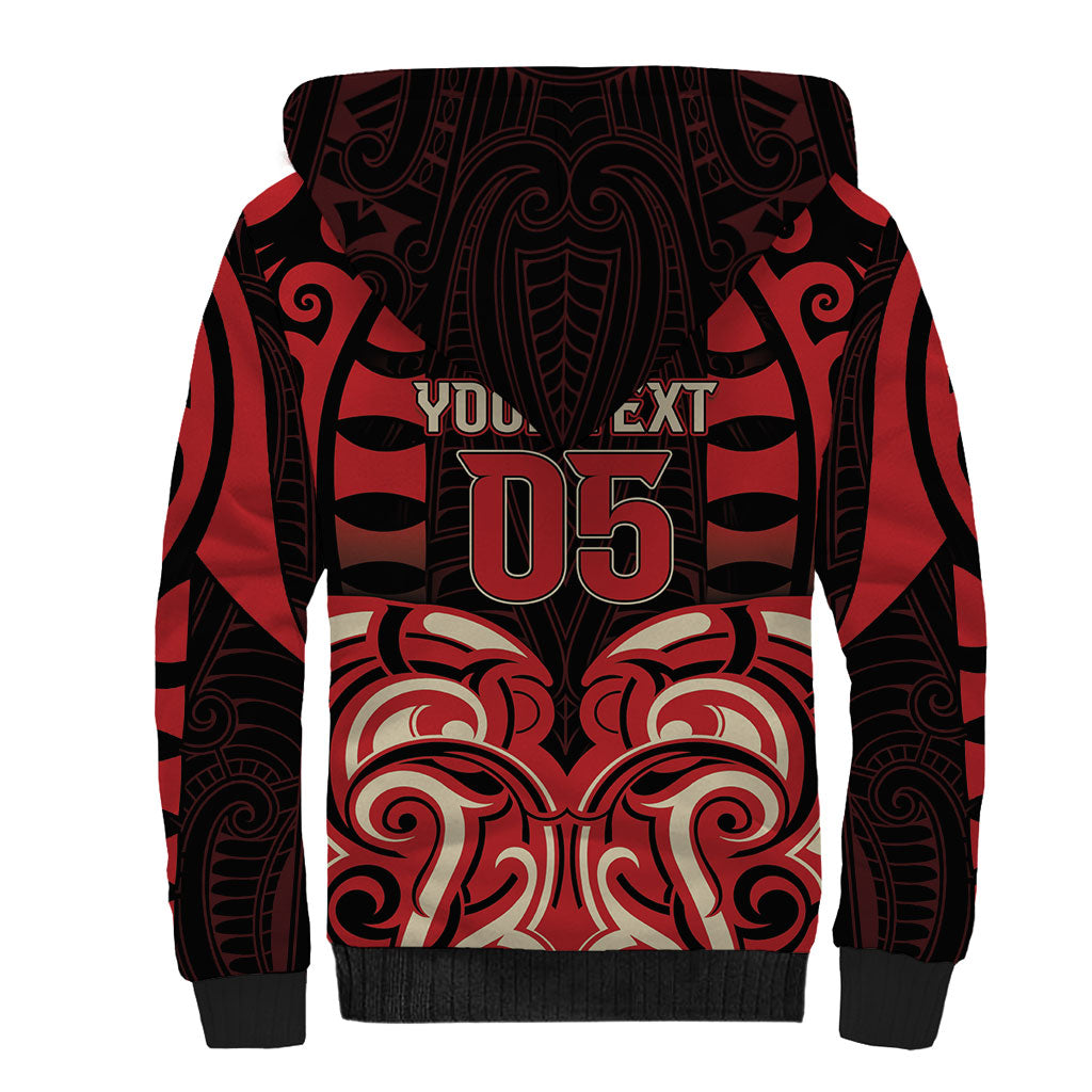 Custom Aotearoa Ngai Te Rangi Sherpa Hoodie New Zealand Traditional Maori Pattern DT05 - Polynesian Pride