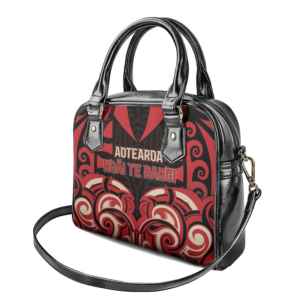 Aotearoa Ngai Te Rangi Shoulder Handbag New Zealand Traditional Maori Pattern DT05 - Polynesian Pride