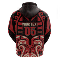 Custom Aotearoa Ngai Te Rangi Zip Hoodie New Zealand Traditional Maori Pattern DT05 - Polynesian Pride