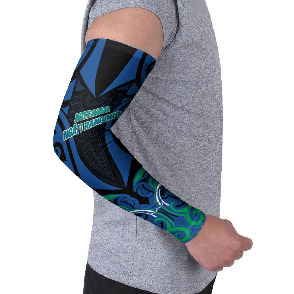 Custom Aotearoa Ngati Ranginui Arm Sleeves New Zealand Traditional Maori Pattern DT05 - Polynesian Pride