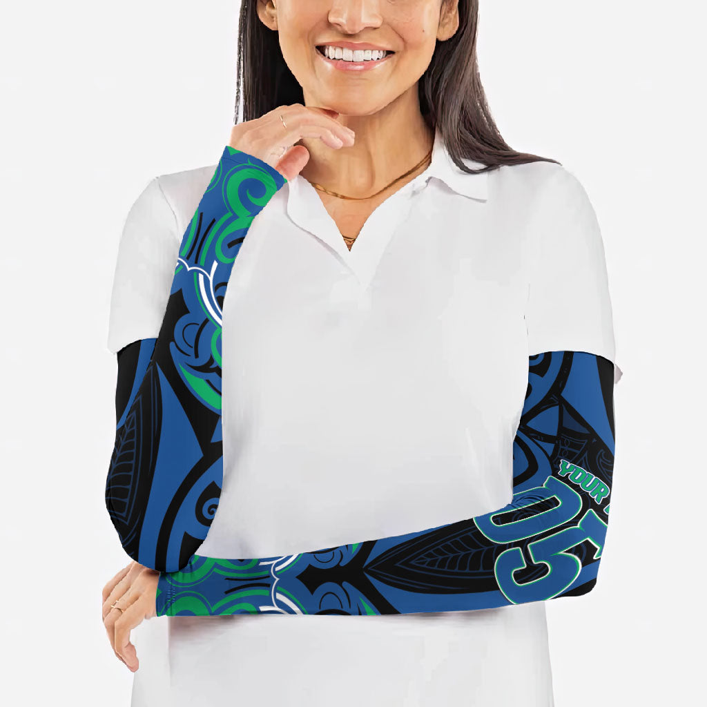 Custom Aotearoa Ngati Ranginui Arm Sleeves New Zealand Traditional Maori Pattern DT05 - Polynesian Pride