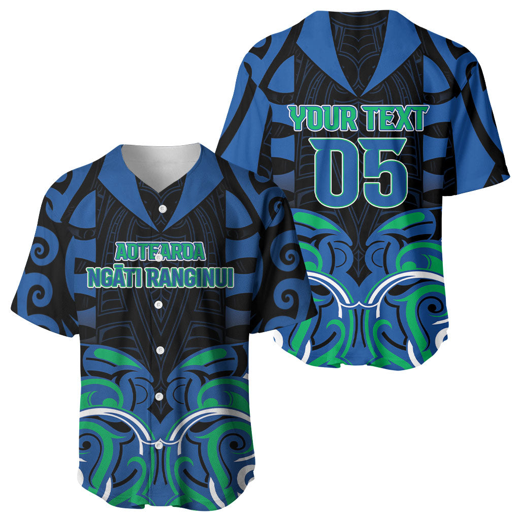 Custom Aotearoa Ngati Ranginui Baseball Jersey New Zealand Traditional Maori Pattern DT05 - Polynesian Pride