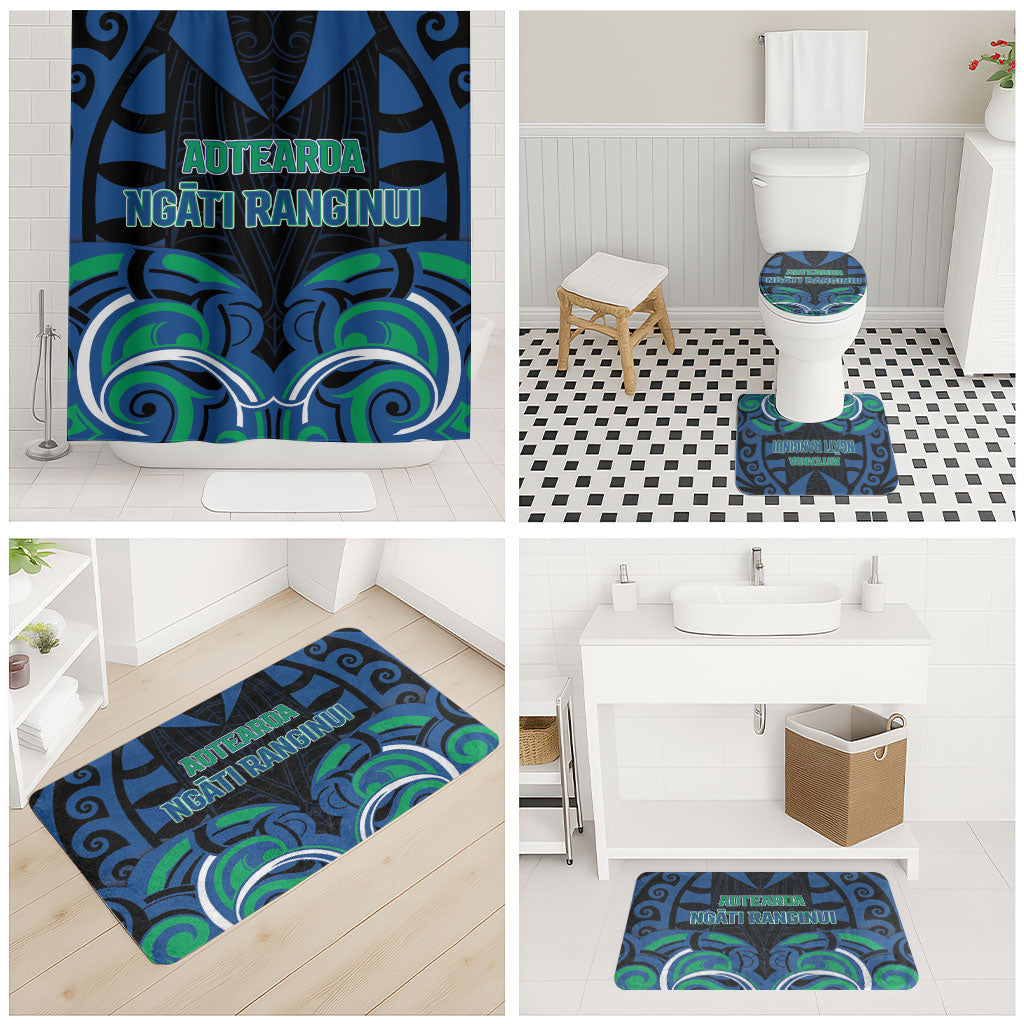 Aotearoa Ngati Ranginui Bathroom Set New Zealand Traditional Maori Pattern DT05 - Polynesian Pride