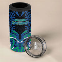 Custom Aotearoa Ngati Ranginui 4 in 1 Can Cooler Tumbler New Zealand Traditional Maori Pattern DT05 - Polynesian Pride