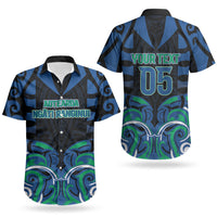 Custom Aotearoa Ngati Ranginui Couples Matching Puletasi and Hawaiian Shirt New Zealand Traditional Maori Pattern DT05 - Polynesian Pride