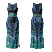 Custom Aotearoa Ngati Ranginui Couples Matching Tank Maxi Dress and Hawaiian Shirt New Zealand Traditional Maori Pattern DT05 - Polynesian Pride