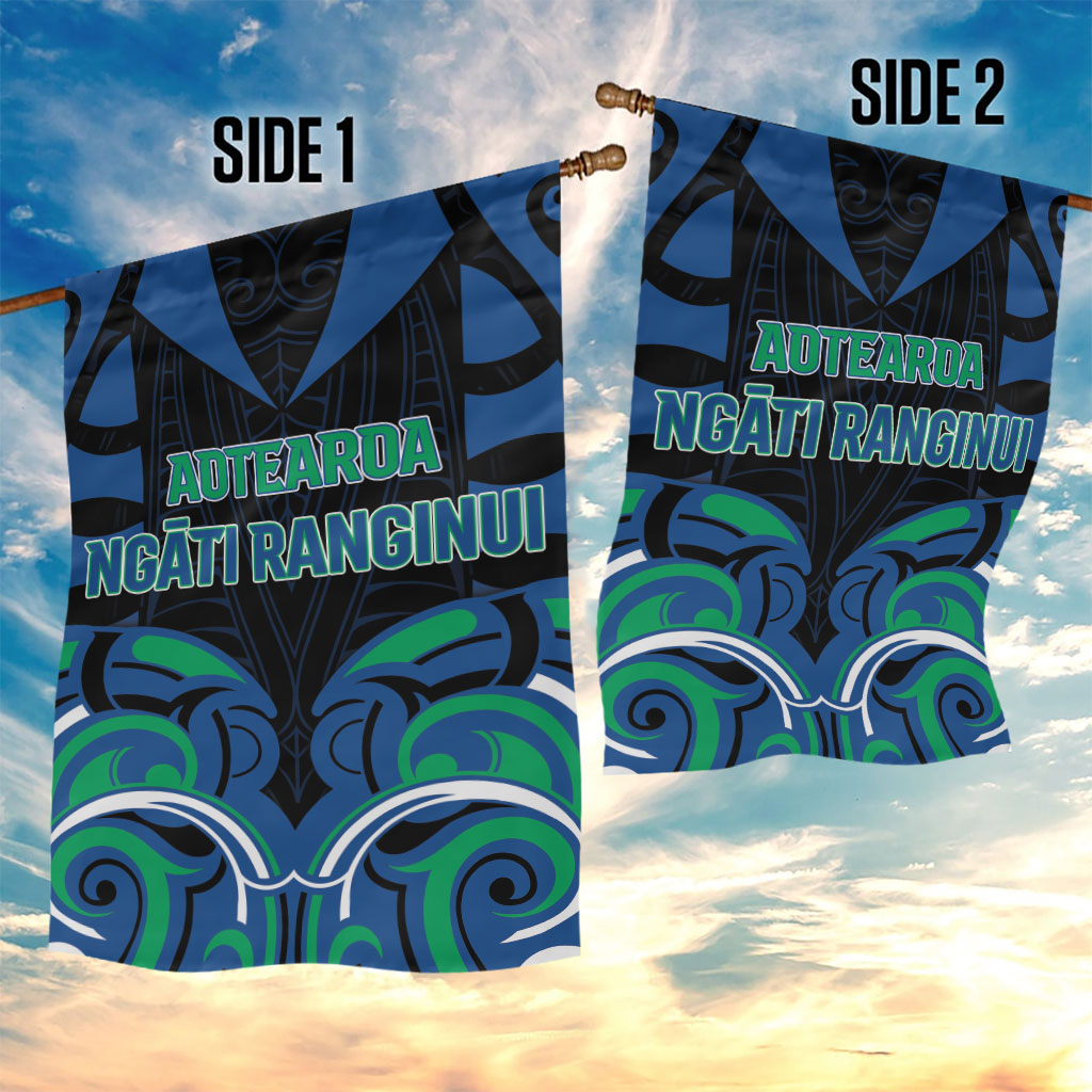 Aotearoa Ngati Ranginui Garden Flag New Zealand Traditional Maori Pattern DT05 - Polynesian Pride