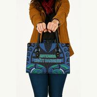 Aotearoa Ngati Ranginui Leather Bag New Zealand Traditional Maori Pattern DT05 - Polynesian Pride