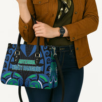 Aotearoa Ngati Ranginui Leather Bag New Zealand Traditional Maori Pattern DT05 - Polynesian Pride