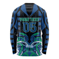Custom Aotearoa Ngati Ranginui Long Sleeve Shirt New Zealand Traditional Maori Pattern DT05 - Polynesian Pride