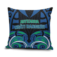 Aotearoa Ngati Ranginui Pillow Cover New Zealand Traditional Maori Pattern DT05 Navy - Polynesian Pride